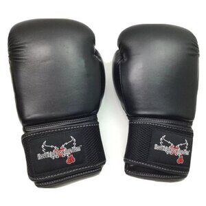 Century I Love Kickboxing ILKB 12 oz Unisex Adult Black Kickboxing Gloves W/wrap